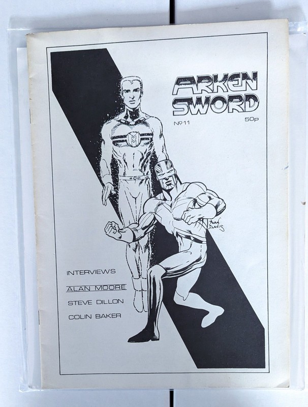 ARKEN SWORD 11 • ALAN MOORE Miracleman Captain Britain Alan Davis CVR 1984