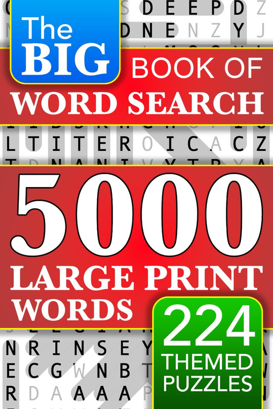 Big Book of Large Print Word Search Puzzles: 5000 Words - 224 Themed Puzzles - f gallery