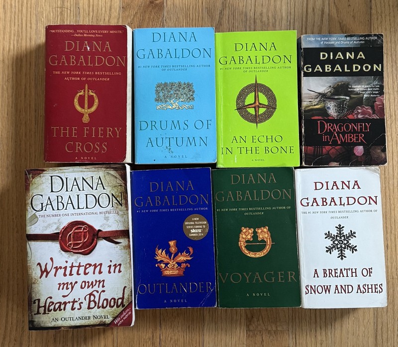 Complete Set OUTLANDER 1-8 Diana Gabaldon Series Lot