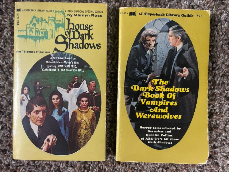 2 Books: House Of Dark Shadows & The Dark shadows Book Of Vampires & Werewolves