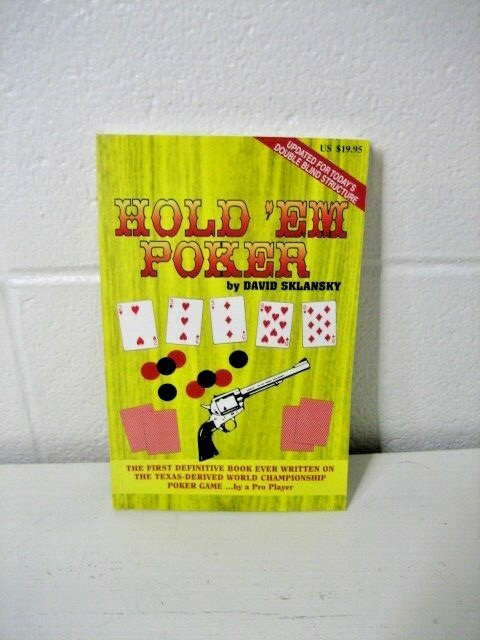hold em poker guide paperback by david sklansky 2000 edition