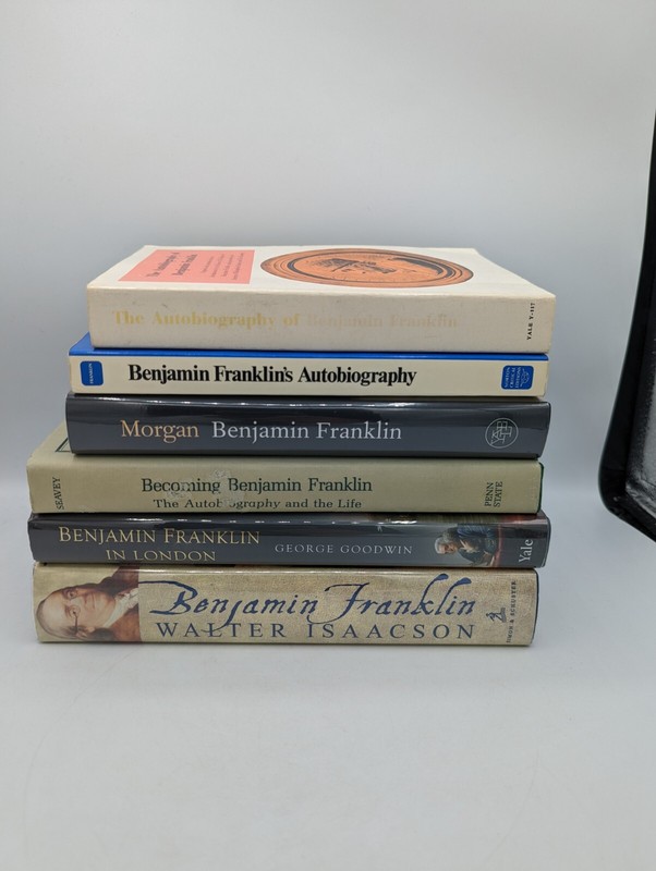 Benjamin Franklin Collection – Lot of 6 – Autobiographies, London, Goodwin