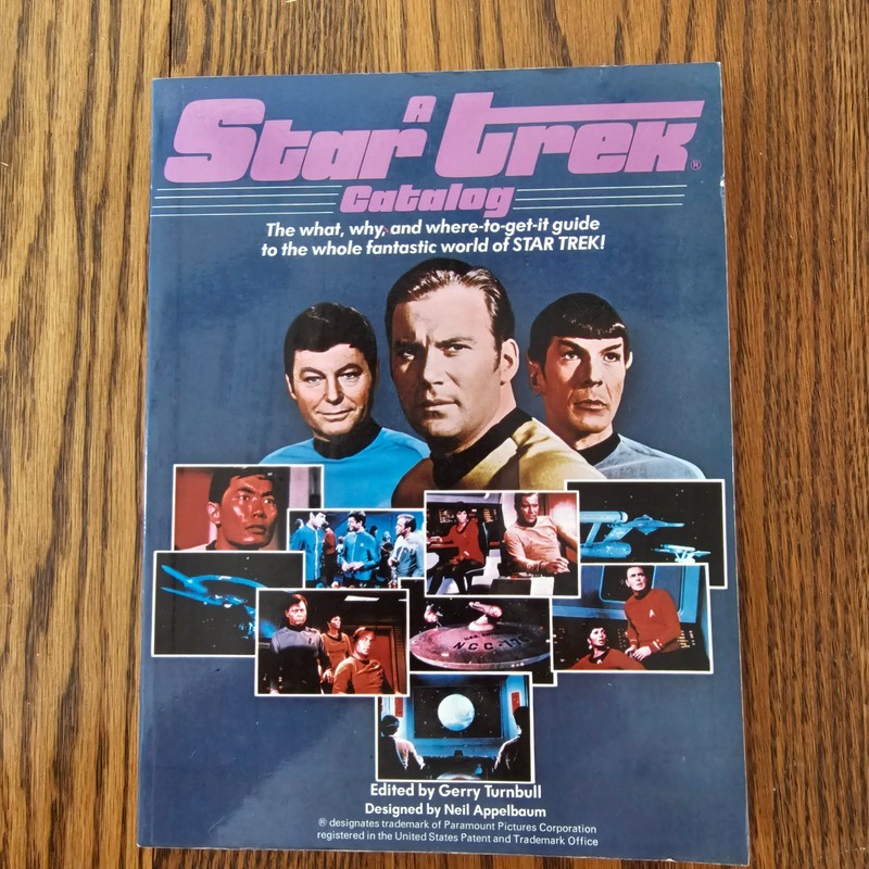 A Star Trek Catalog By Gerry Turnbull Ruth Beck TPB 1st Print 1979