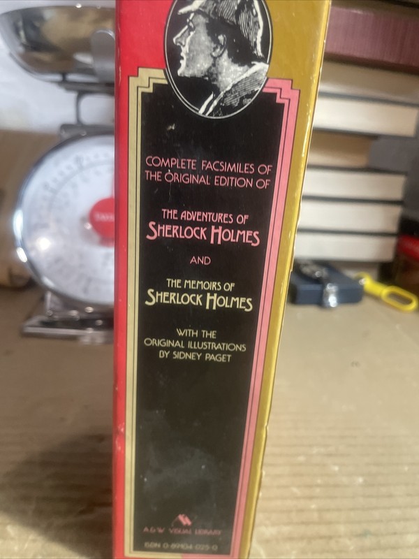 Adventures and Memoirs of Sherlock Holmes 2 Vol Box Set 1975 Illus. Sidney Paget gallery