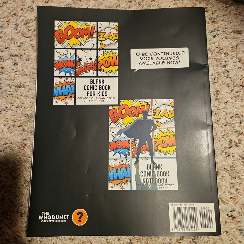Blank Comic Book For Kids Create Your Own Story 8.5 x 11- 110 Pages gallery