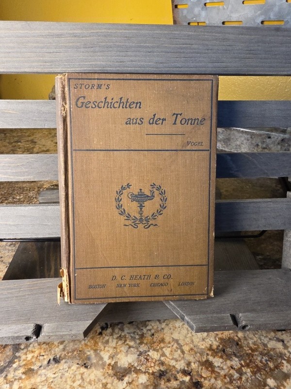 Geschichten aus der Tonne (1905) – Theodor Storm – Antique German Book – D.C. He