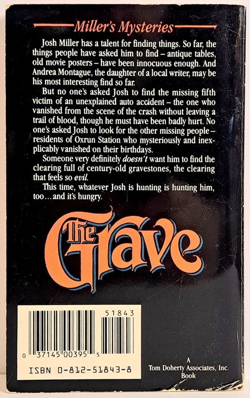 The Grave & The Pet | Charles L. Grant ~ Tor PB Lot 1987-88 Horror gallery