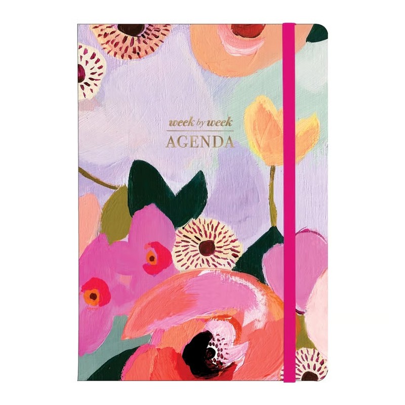University Games, Painted Petals Gilded Non-Dated Planner
