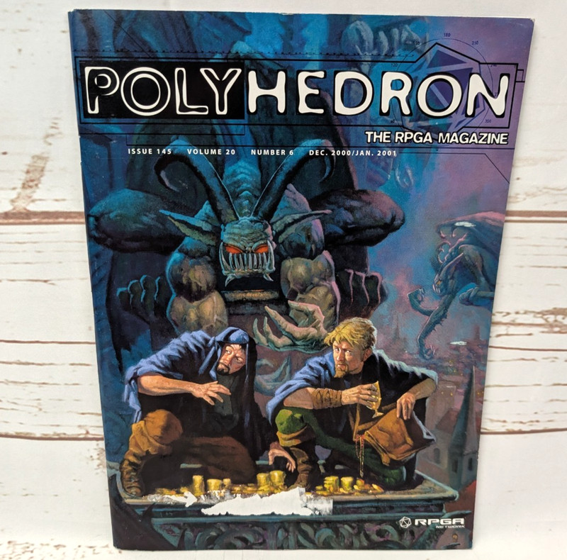 Polyhedron Magazine Issue 145 Volume 20 Number 6 Dec 2000 Jan 2001 RPGA