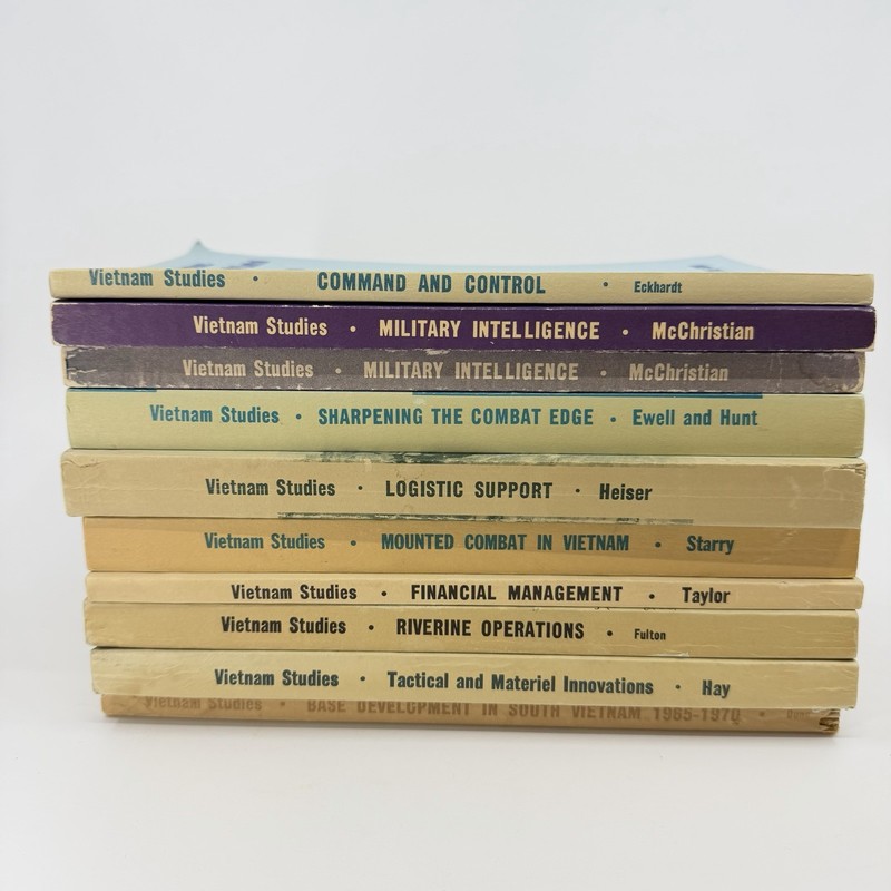Vietnam War: Vietnam Studies, Department of the Army – Lot of 10 Issues 1970s