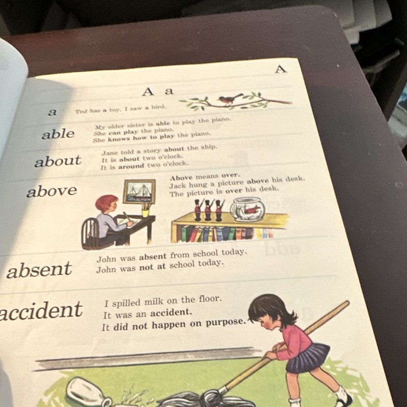 My First Dictionary by Archie Bennett (Delair Publishing, 1990) Illustrated HC gallery