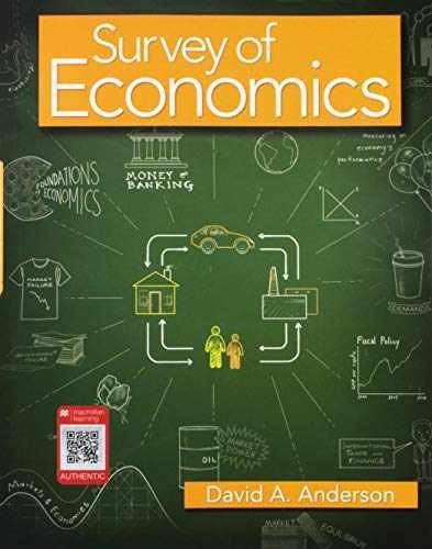 Survey of Economics – Paperback, by Anderson David – Acceptable n