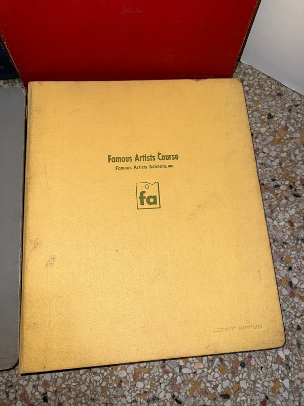 Vintage Famous Artists Course Books 1954 Lessons 1-24, 4 books total gallery