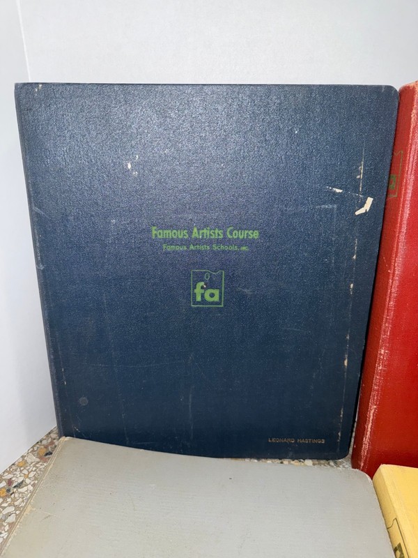 Vintage Famous Artists Course Books 1954 Lessons 1-24, 4 books total gallery