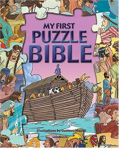 MY FIRST PUZZLE BIBLE By Gustavo Mazali *Excellent Condition*