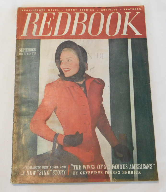 VTG Redbook Magazine Sept 1947 Vol 89 #5 Wives of Famous Americans (TF1334)