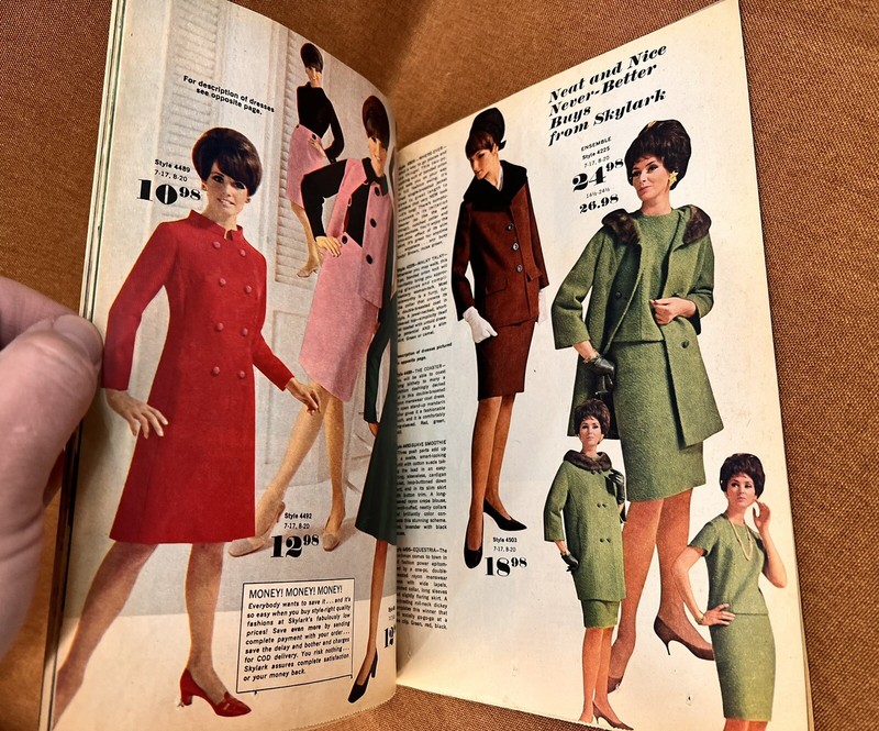 Vintage 1967 Skylark Originals Fashion Style Clothing Catalog Women Dress Kitsch gallery