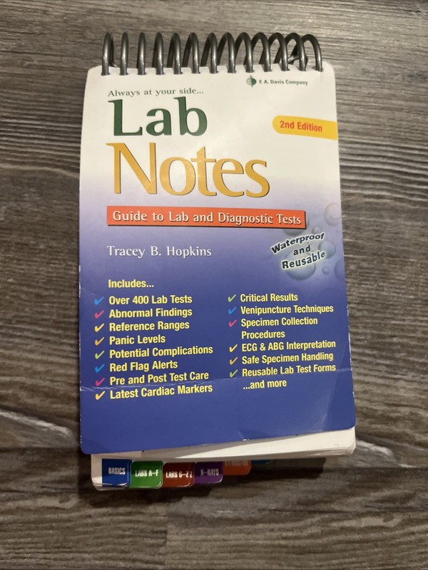 LabNotes : Guide to Lab and Diagnostic Tests by F.A. Davis Company and Tracey…
