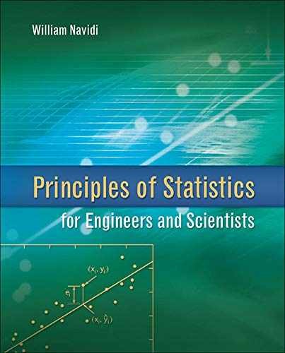 Principles of Statistics for – Hardcover, by Navidi William – Very Good