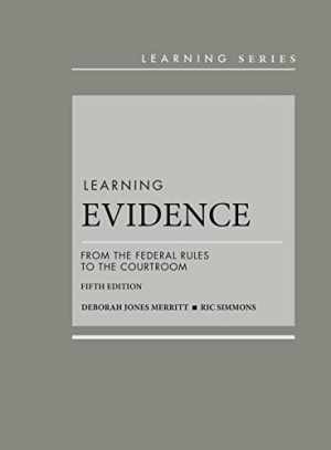 Learning Evidence: From the – Hardcover, by Merritt Deborah; Simmons – Very Good