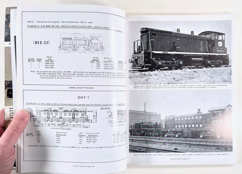 1978 DIESEL LOCOMOTIVES OF NEW YORK CENTRAL SYSTEM railroad train guide HISTORY gallery