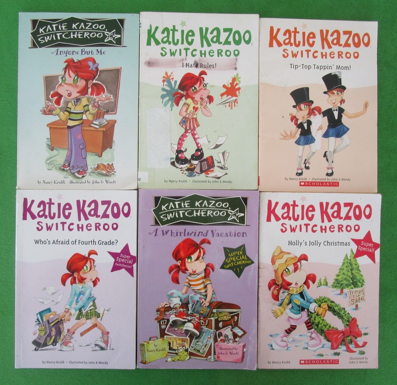 LOT 6 PB KATIE KAZOO SWITCHEROO CHILDREN’S CHAPTER BOOKS BY NANCY KRULIK