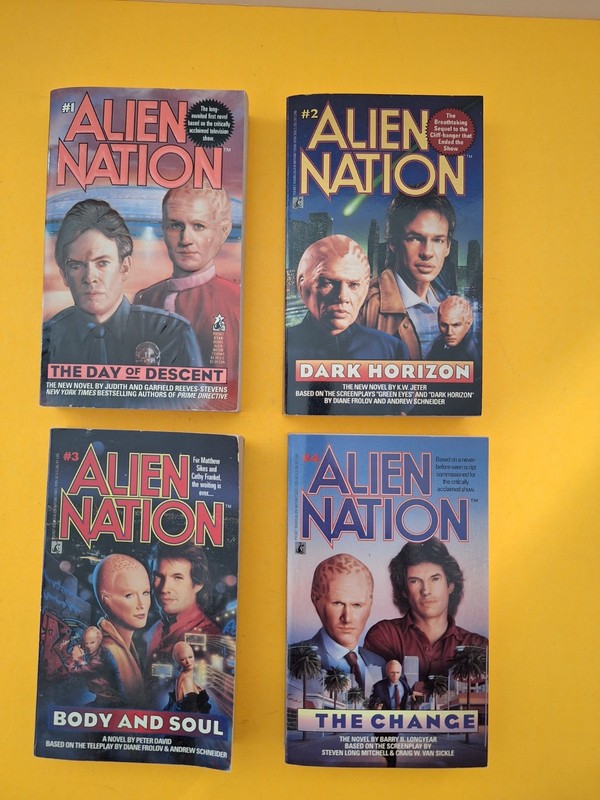 Lot of 4 (bks 1-4) ALIEN NATION Paperbacks 1990s 1st Printings – Very good