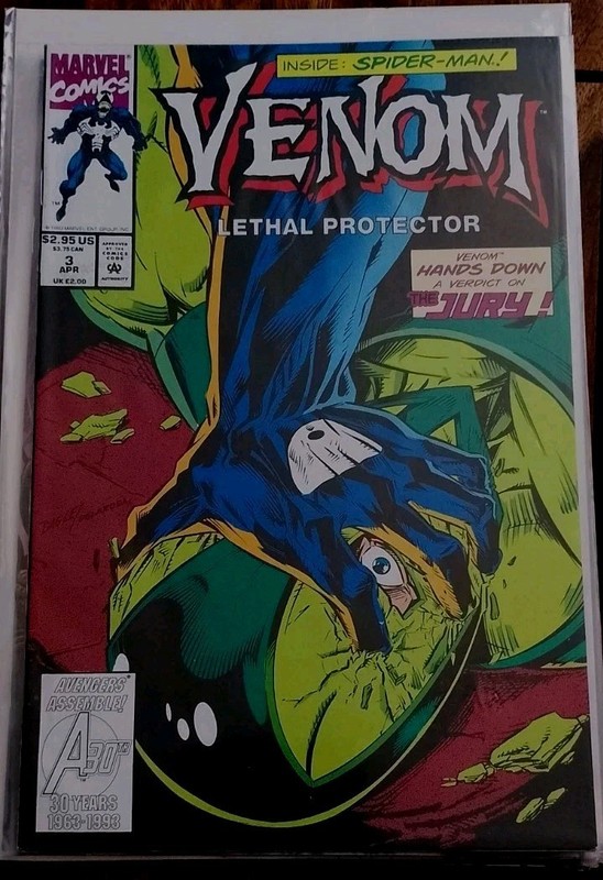 VENOM LETHAL PROTECTOR #3 MARVEL APRIL 1993