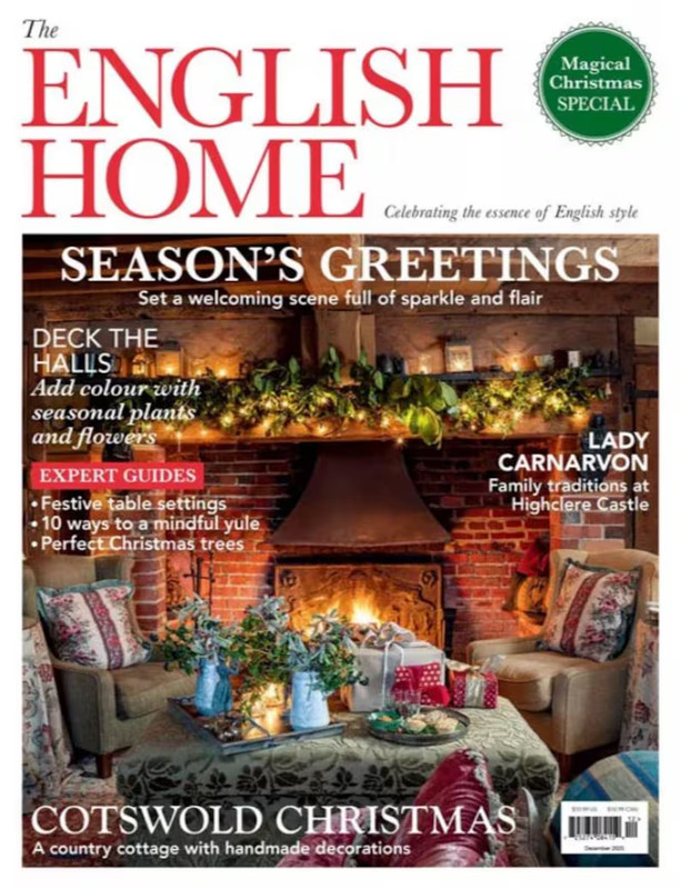 THE ENGLISH HOME MAGAZINE DEC 2025 #155 | MERRY & BRIGHT | 2 MAGAZINES | SEALED
