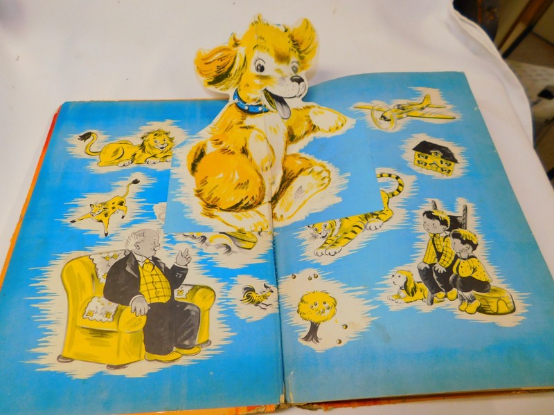 Vintage 1948 THE GREAT BIG NOISE Ruth Cramer Weir HC Pop Up Book gallery