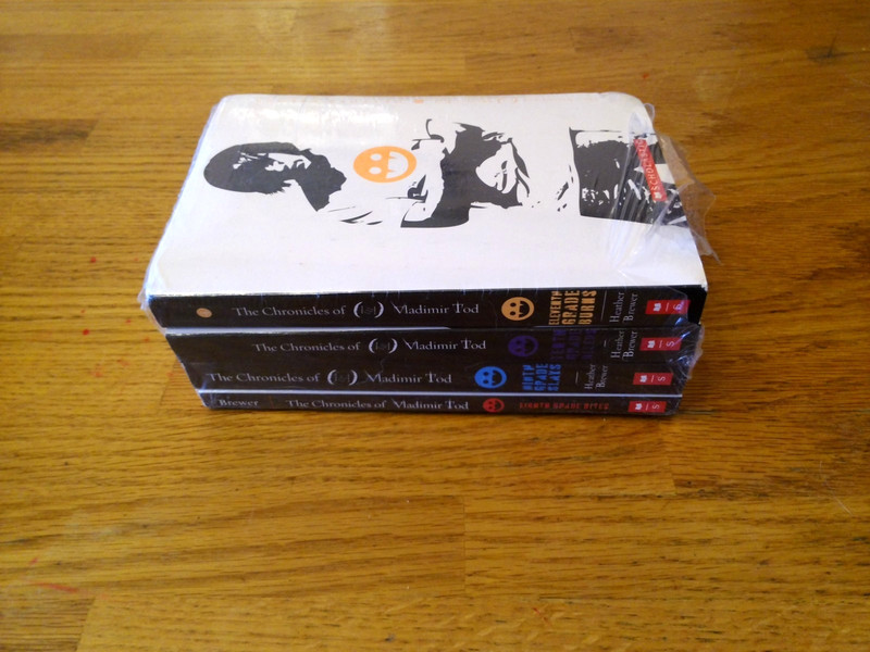 THE CHRONICLES OF VLADIMIR TOD – 4 HEATHER BREWER SOFT COVER BOOKS – LOT