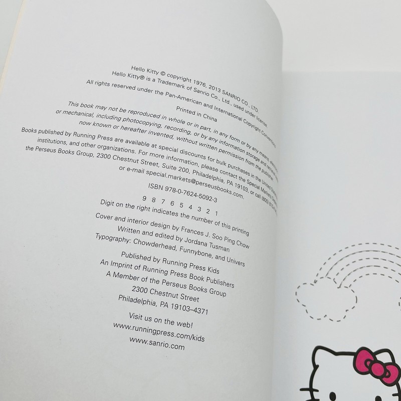Hello Kitty - Fun, Friendly Doodles Paperback Running Press Sanrio Activity Book gallery