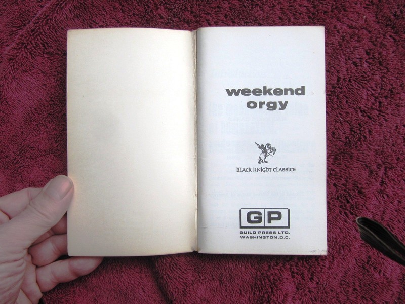 1969 GAY PULP Fiction Weekend Orgy Black Knight Classics Homosexual Underground gallery