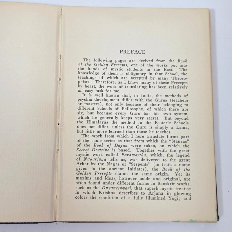 Voice of the Silence HP Blavatsky Vtg 1928 HC Theosophy Company Occult Esoteric gallery