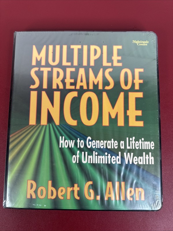 NEW SEALED, Robert G. Allen, Multiple Streams of Income, 6 Audio Cassette Course