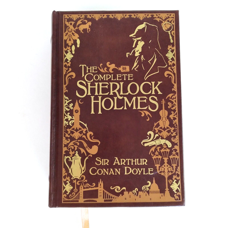 2009 The Complete Sherlock Holmes Sir Arthur Conan Doyle Leather Barnes & Noble