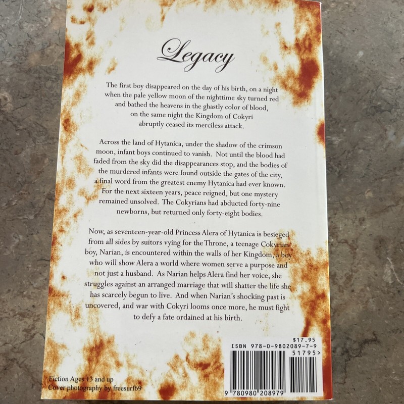 Legacy by Cayla Kluver Paperback gallery