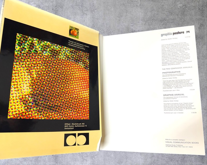 GRAPHIS POSTERS ANNUAL BOOK 1974 ADVERTISING GRAPHIC DESIGN AROUND THE WORLD gallery