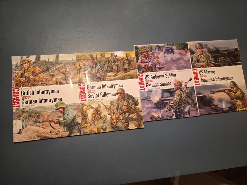 Osprey Combat Series Military Books Tanks and shifts lot of 4