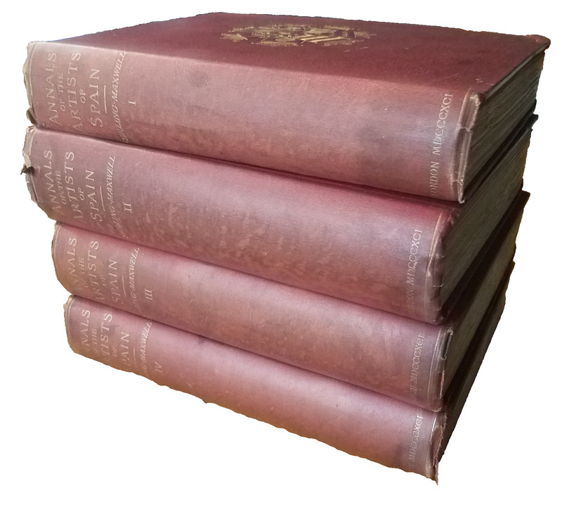 Annals of the Artists of Spain by Stirling-Maxwell 4 Vol Set Ltd Ed Nimmo 1891 gallery