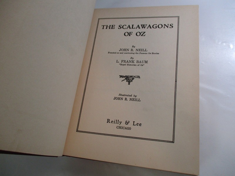 Scalawagons of Oz L Frank Baum, John R Neill, 1st Edition, Coloring Inside, 1941 gallery