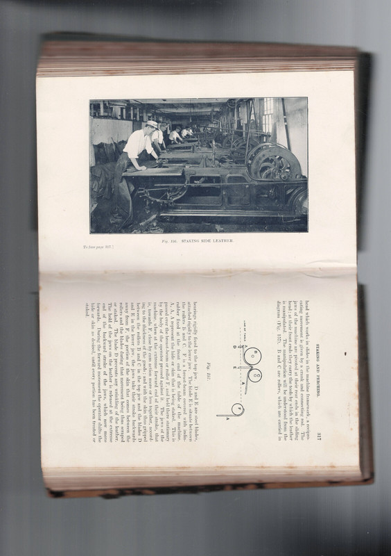 LEATHER DRESSING by M C LAMB pbl 1925 , 3rd ed , 472 pages , illustrated gallery