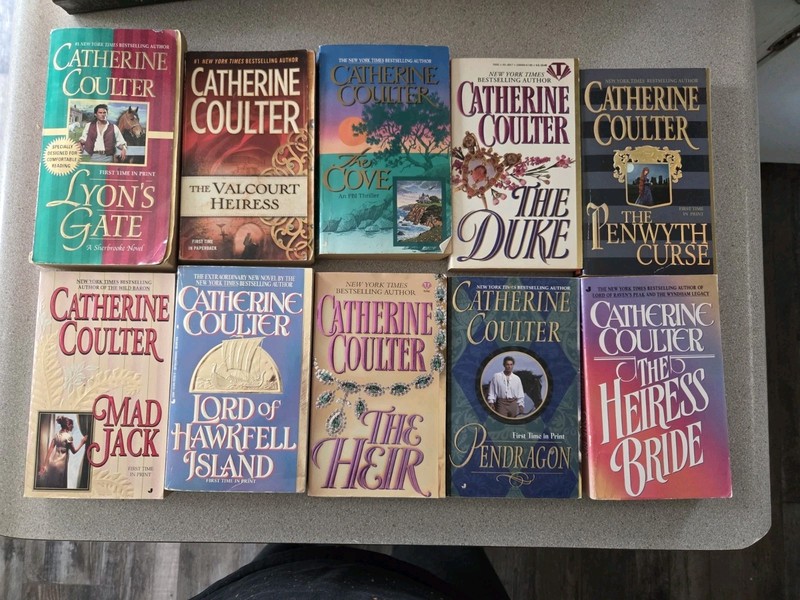 Catherine Coulter Lot Of 10 Books Romance. 9 Are Historical On Is Contemporary gallery