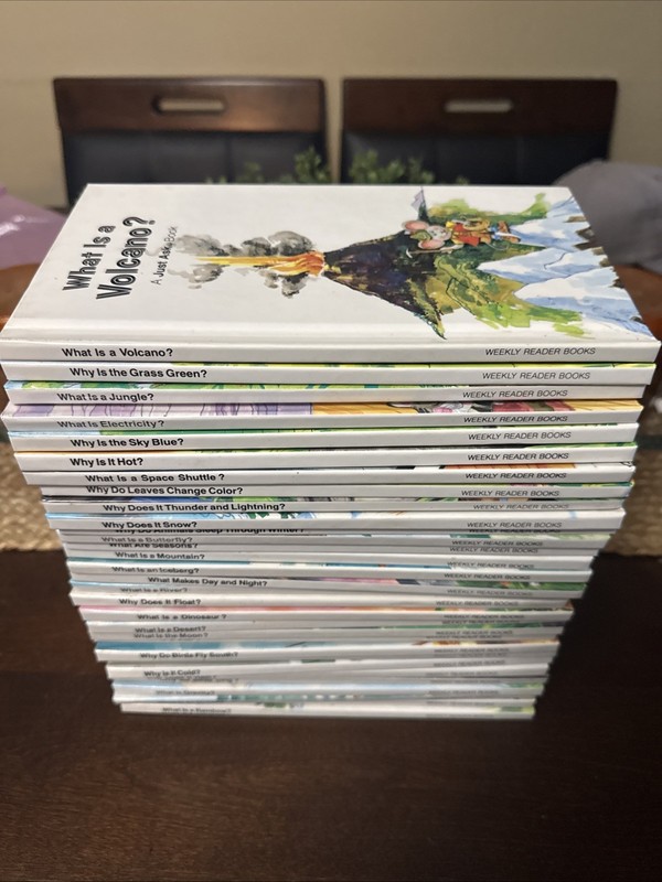 Lot 31 HB JUST ASK BOOK Picture Science Nature Teacher Weekly Reader 80’s EUC gallery