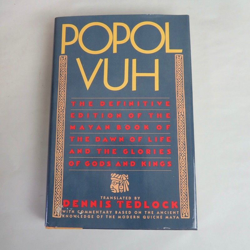 POPOL VUH Mayan Book of the Dawn of Life Dennis Tedlock 1985 HC DJ 1st ed NEW