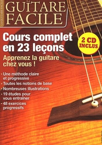 GUITARE FACILE (LA) + 2 CD (0): Cours complets en 23 … by BROZINSKA, ANASTASII