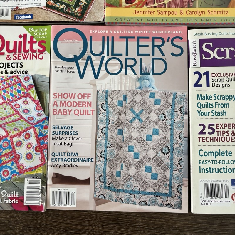 Lot of 5 Quilting Magazines Love of Quilting Scrap Quilts Quilter’s World gallery