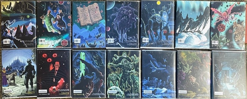 H.P. Lovecraft / von Sholly (illus) / lot of 14 PS Pulps Library ltd edition HC gallery