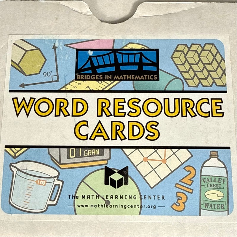 Bridges in Mathematics Word Resource Cards Grade 5 w/Original Box gallery