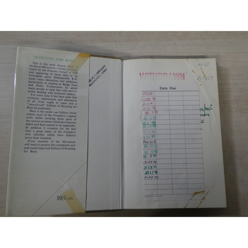 Scouting for Boys Robert Baden-Powell 34th Edition Vintage Library Copy Book gallery